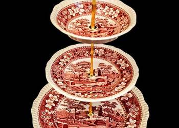 Patera ,etażerka 3-piętrowa Copeland Spode's Tower