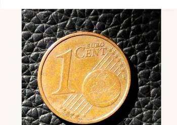 Moneta 1 euro cent z 2002r Włoska