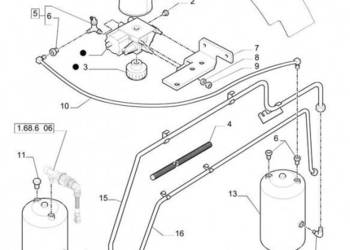 New Holland T6010 T6070 Wspornik 82011501