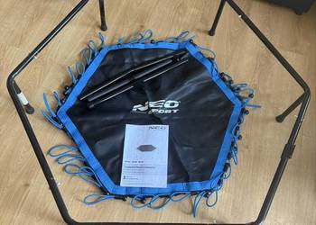 NOWA! Trampolina Fitness Neo-Sport z uchwytem • Częściowo złożona • Olsztyn