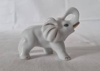 Słoń/słonik – porcelanowa figurka