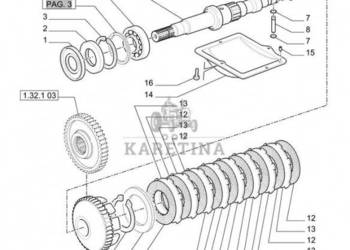 New Holland T6010 Koło zębate 5163665