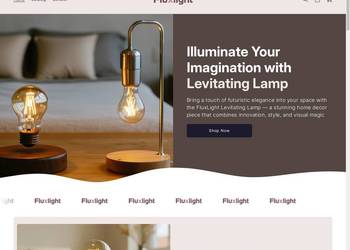 Premiumowy sklep internetowy z lewitującymi lampami LED – gotowy biznes