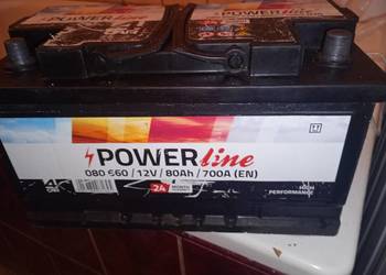Okazja Akumulator używany power linę 080 660 80 AH 700 A