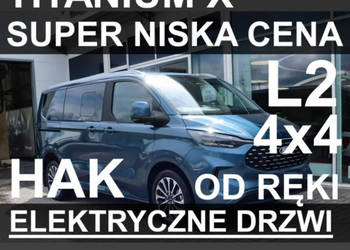 Ford Tourneo Custom Titanium X Super Niska Cena Od ręki ! Kamera 360 Elekr…