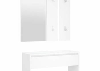 Zestaw mebli do przedpokoju biały materiał drewnopochodny WM-808783