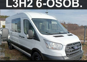 Ford Transit L3H2 165KM Brygadowy 6-os. Kamera Super Cena od ręki !! 1652 …