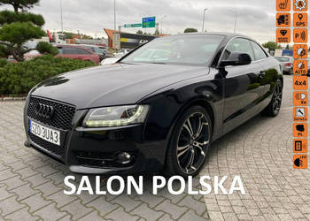 Audi A5 led, podgrz. fot., xenon, skóra, tempomat, quattro, navi, automat …