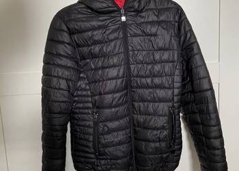 Kurtka wiosenna przejściowa dwustronna L przejściówka czarna czerwona