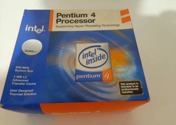 Intel Pentium 4 HT 2.8GHz socket 478 (BOX) z wentylatorem
