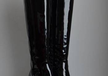 WYJĄTKOWE lakierowane kozaki SZPILKI Sam Edelman Olencia SEXY 39