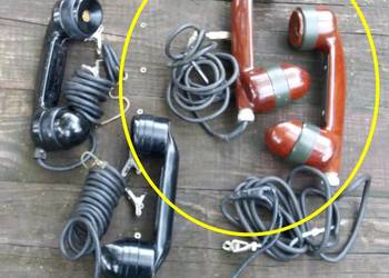 Wojskowy telefon bezbateryjny armii francuskiej jak TS10 zestaw 2 szt.