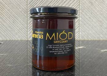 Miód Gryczany z własnej pasieki 450 g