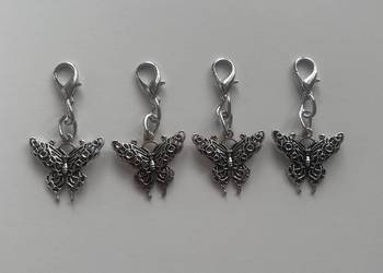 Zawieszki motylki 4 szt