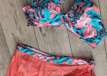 Stój kąpielowy dwuczęściowy plus size 52 54 że spódnicą