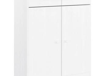 Szafka nocna ALTA biała 77x35x96 cm drewno sosnowe WM-353926
