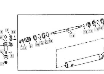 John Deere CTS - końcówka drąźka kierowniczego AH117566