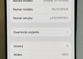 Iphone 15 pro max idealny wysyłka+odbiór