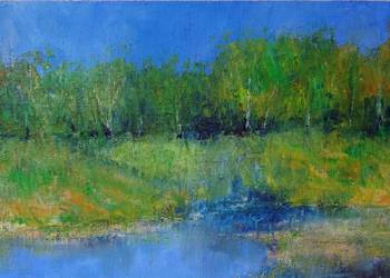 Polesie - Olej na płótnie (50 X 30 cm)