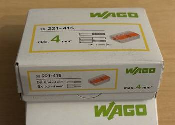 ZŁĄCZKA WAGO 221-415 SZYBKOZŁĄCZKA 4mm
