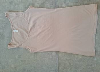 Vero Moda Top Basic Dłuższy Pudrowy Róż Maxi Long Tank Top
