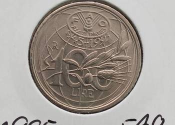 100 Lirów Włochy 1995 r. - FAO - UNC 100 Lirów Włochy 1995 r. - FAO - UNC