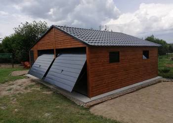 garaż blaszany drewnopodobny garaże blaszane blaszak wiata