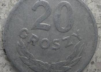 POLSKA-20 GROSZY-1949 r-AL-