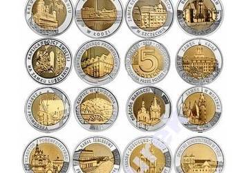 5 zł KOMPLET 21 MONET UNC 2014 2024 MENNICZE Odkryj Polskę Kapsle GRATIS !