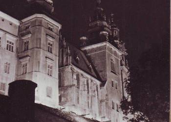 K. Poczt. Kraków Katedrana Waweli  z koresp. 1970