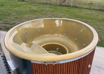 Balia Kąpielowa Wellness ZŁOTA Bania Ogrodowa Beczka Jacuzzi Spa