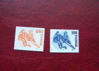 Szwecja 1979 MNH Mi. 1053/54 Sport Hokej