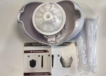 Szczotka do WC z zamykaną podstawką wolnostojąca nowa