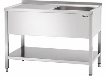 Basen gastronomiczny 120x70x85 ociekacz po lewo