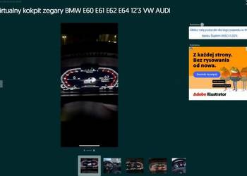 Wirtualny kokpit zegary BMW E60 E61 E62 E64 12'3 VW AUDI