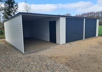 Garaż blaszany wiata Konstrukcja W OCYNKU. Producent SZYBKA REALIZACJA