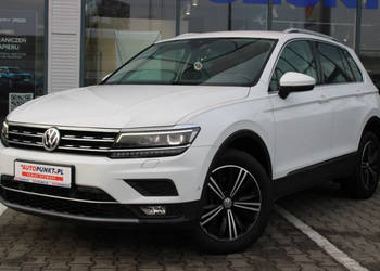 Volkswagen Tiguan, 2020r. Fv23%, Hak, Grzane Fotele+Kierownica, FullLED, C…