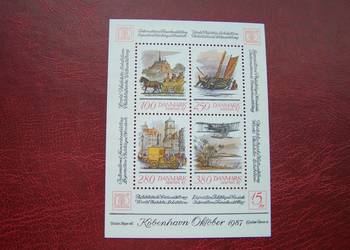 Dania 1976 MNH Wystawa HAFNIA 87 BŁĄD    Cz Slania