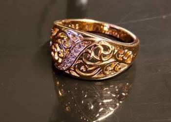 Pierścionek grawer 585RG rozmiar 8