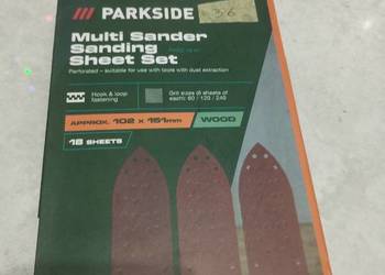 Parkside papier ścierny do drewna 102x151 Nowy