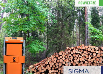 Kocioł piec na kawałki szczapy drewna - klocki - Sigma 20