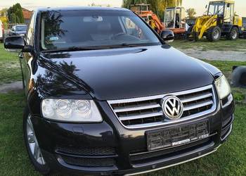 VW TOUAREG 7L 2,5 TDI maska LC9Z czarna silnik zderzak  skrzynia