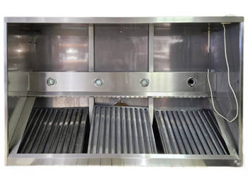 Okap nierdzewny przyścienny 160x100x45 + FILTRY + OŚWIETLENIE Stalgast Okap nierdzewny przyścienny 160x100x45 + FILTRY + OŚWIETLENIE Stalgast