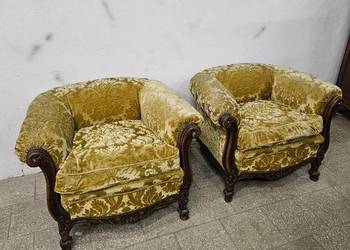 Ludwikowska sofa i dwa fotele