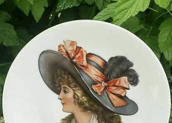 LIMOGES * Monreau * Secesyjny portret damy z epoki*