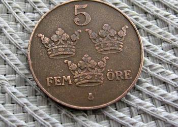 Szwecja 5 Ore 1912r