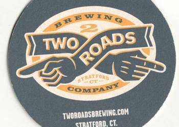 Two Roads  - podstawka do piwa. Nr . 1.