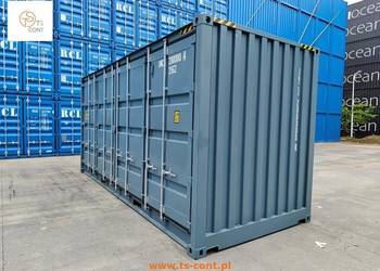 Kontener morski magazynowy 20 HC OPEN SIDE otwierany bok OW – TS-CONT