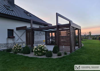 Zadaszenie tarasowe nowoczesna pergola