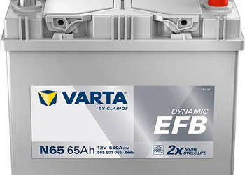 Akumulator 65Ah 650A VARTA Blue Dynamic Efb Jis 565 501 065 N65